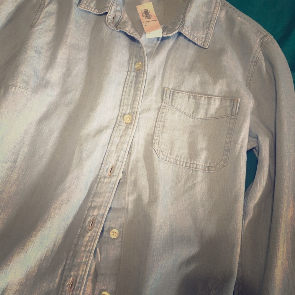Chambray button down from Old Navy